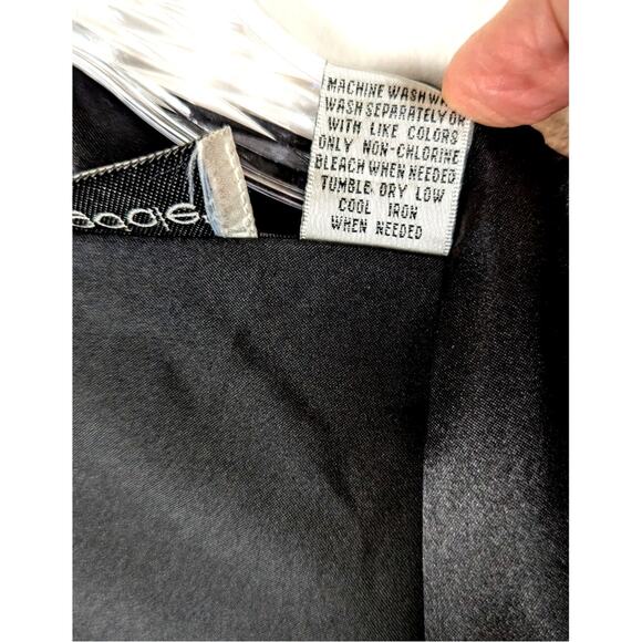 Complete set Bloomingdales embroidered kimono robe VTge deadstock 80's 90's NWOT - Picture 10 of 16